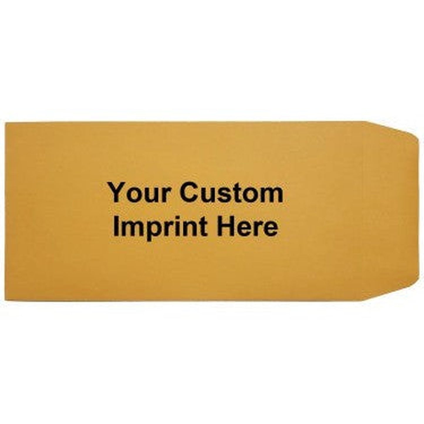 Custom Moist Seal Brown Kraft License Plate Envelopes