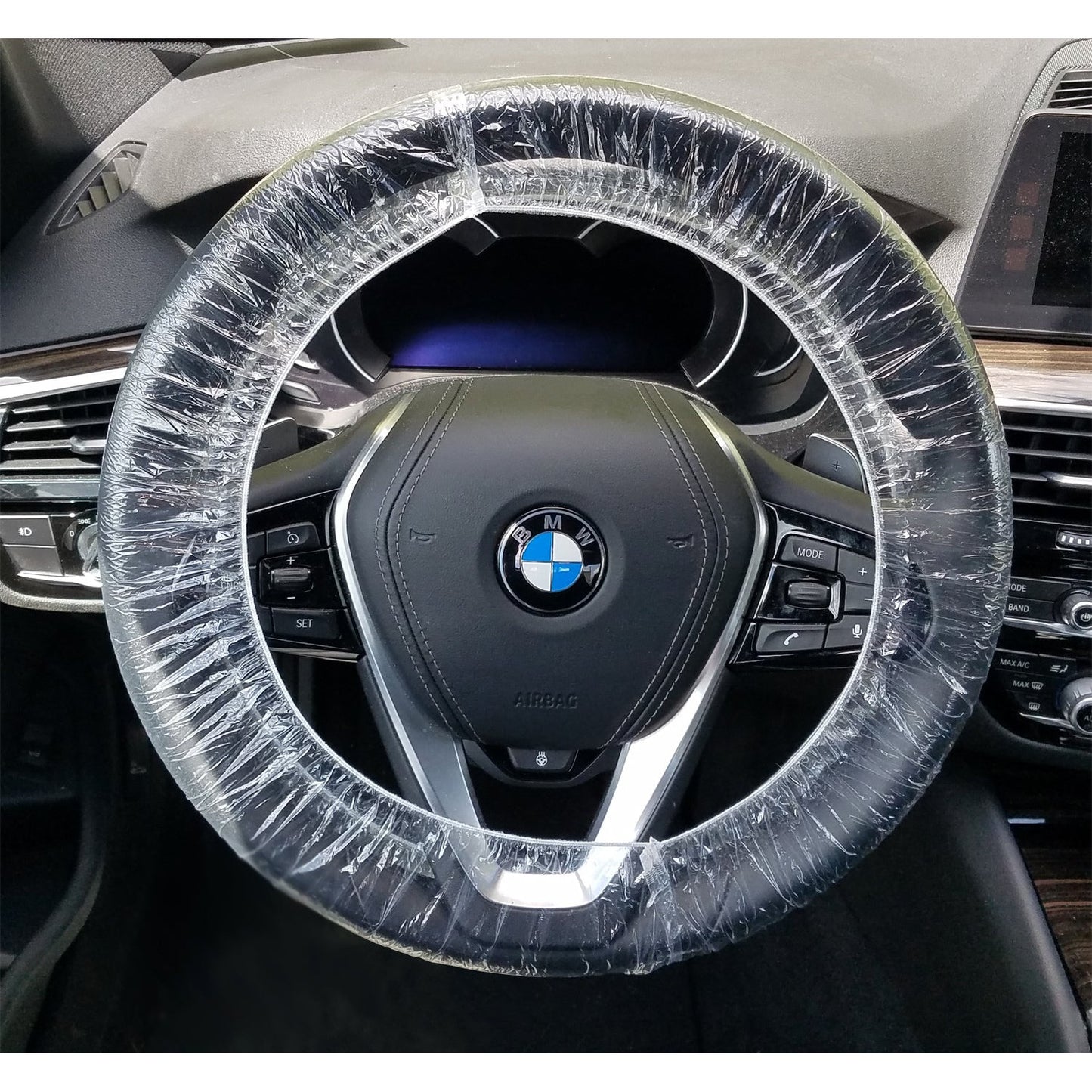 Disposable Plastic Steering Wheel Covers 24" (Case of 500)